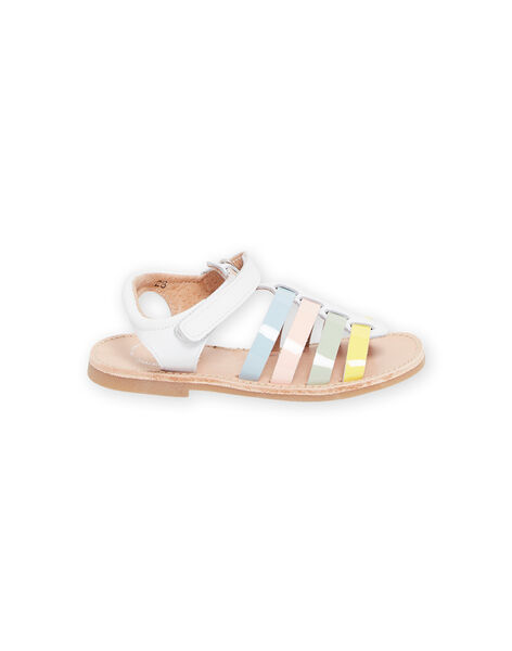 Sandales blanches enfant fille NASANDMARILOU / 22KK3547D0E000