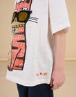 T-shirt blanc à motif chat capsule spa - Mixte ROSPATI3 / 23S902P1TMC000