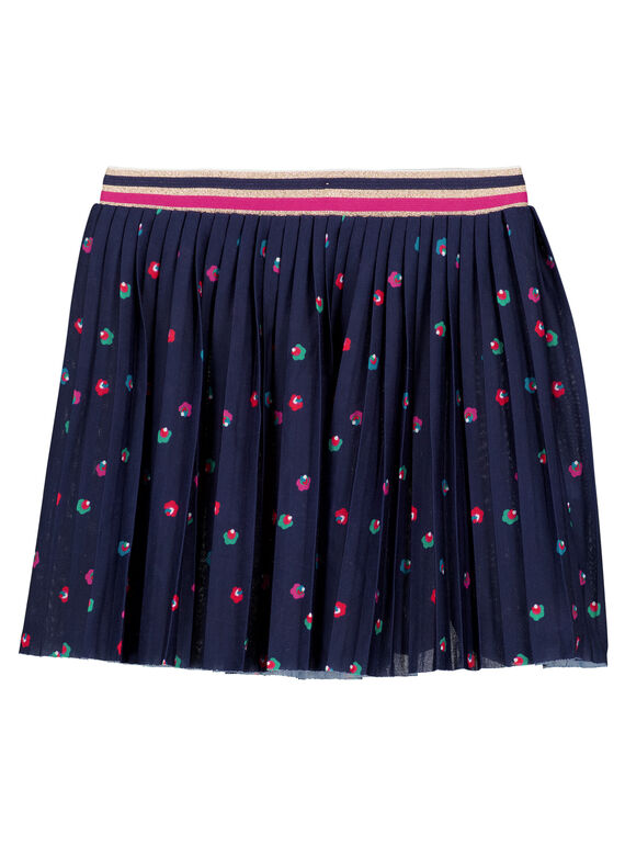 Jupe en jersey plissé GAMUJUP2 / 19W901F2JUP070