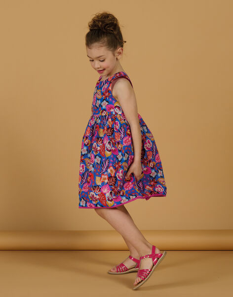 Robe bleu et rose réversible RAJUNROB2 / 23S901U2ROBC209