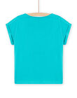 Tee Shirt Manches Courtes Turquoise NAGATI2 / 22S901O1TMC202
