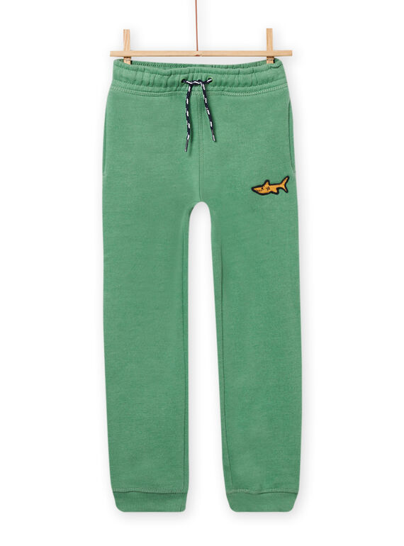 Jogging vert enfant garçon NOJOJOB4 / 22S90261JGB617