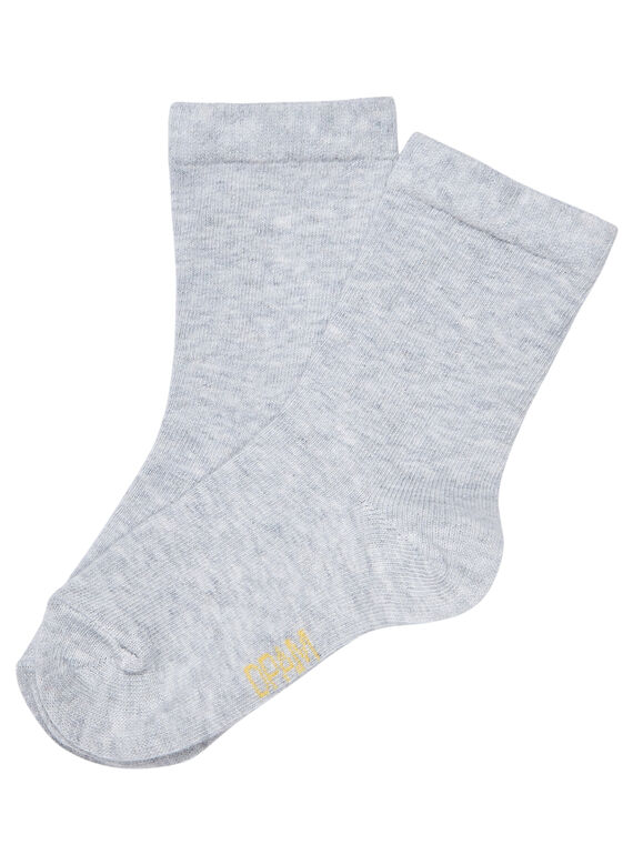Chaussette grise claire bébé JYUESCHO3 / 20SI1062SOQJ908