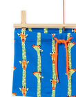 Maillot de bain bleu à imprimé girafes enfant garçon NYOMERSHOGI / 22SI02L3MAI702