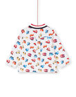 Chemise écrue imprimé voitures bébé garçon LUHACHEM / 21SG10X1CHM001