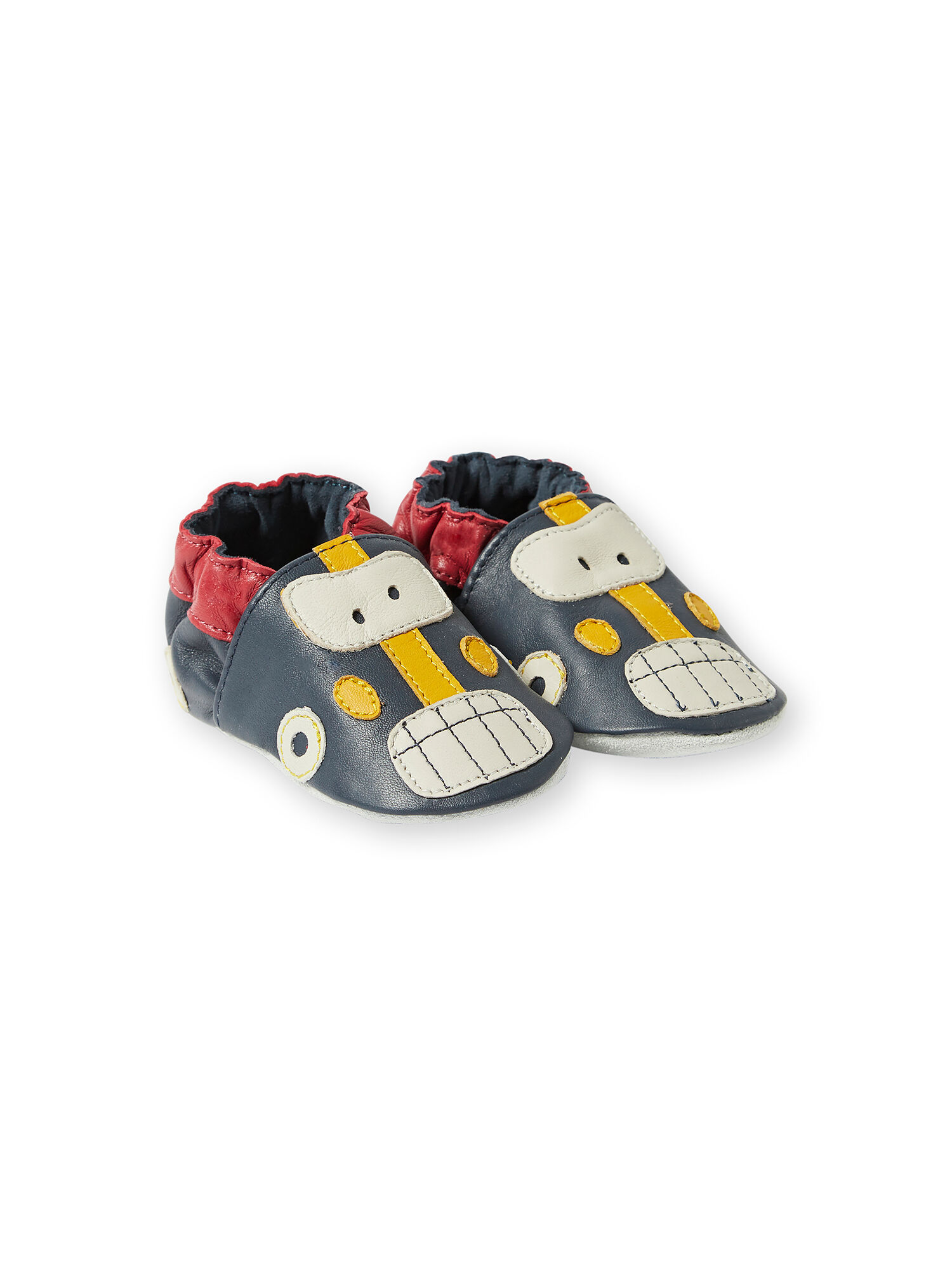 chaussons cuir bébé dpam