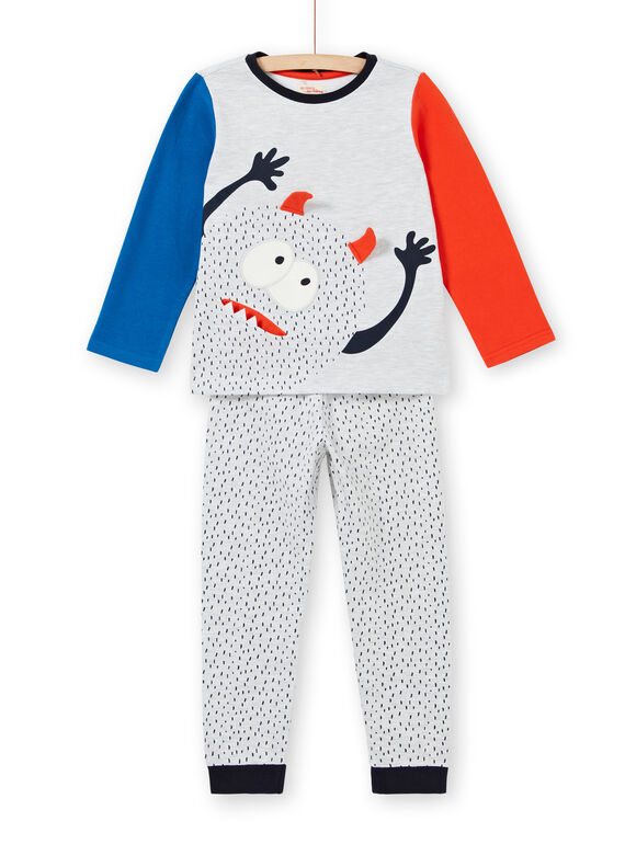 Pyjama enfant garçon en molleton gratté motif monstre LEGOPYJMON / 21SH1212PYJJ920