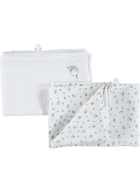 Lot de langes bébé CACMLANGE1 / 18SF42B1LAN000