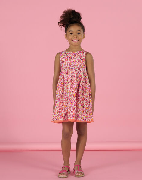 Robe réversible rose et orange RANEOROB3 / 23S901O3ROBD310