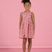 Robe réversible rose et orange