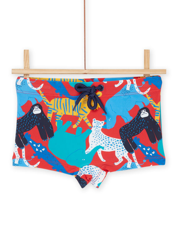 Short de bain multicolore à imprimé jungle RYOMERSHOJUN / 23SI02R4MAIF518