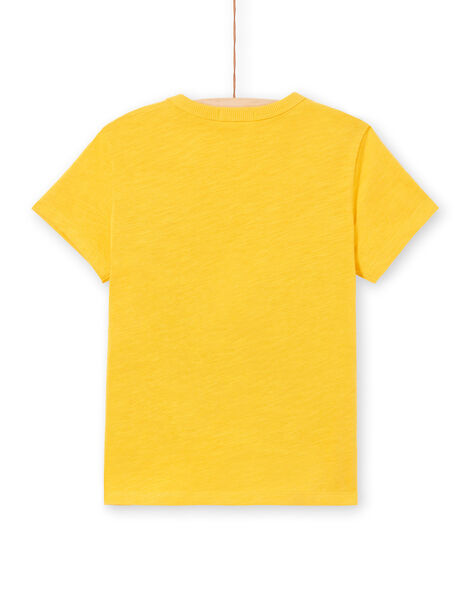 Tee Shirt Manches Courtes Jaune  LOTERTI2 / 21S902V5TMCB114