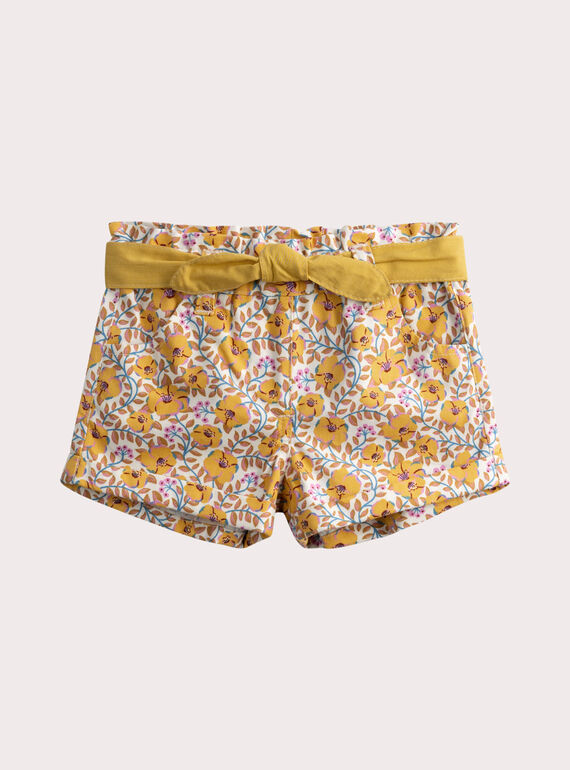Short à fleurs pour bébé fille  WIPRISHO / 25SG09S1SHO003