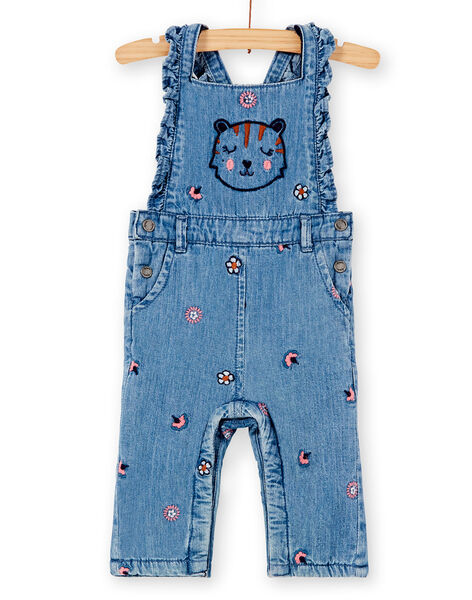 Salopette Longue En Jean Bebe Fille Soldes Bebe Dpam