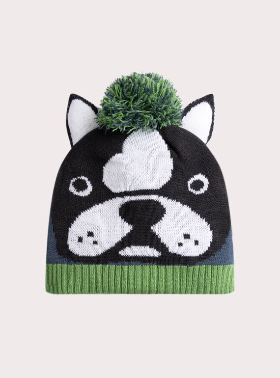 Bonnet motif chien pour garçon VYOGROBON3 / 24WI02M2BONC202