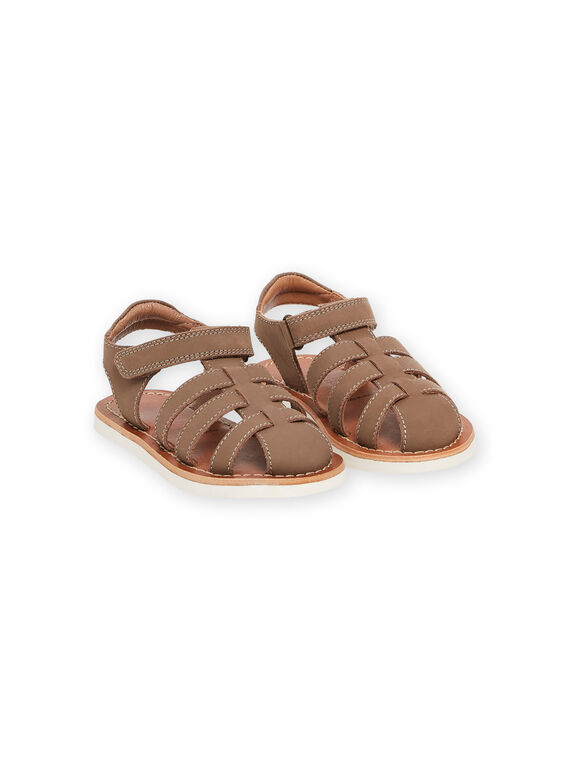 Sandales marron en cuir ROSANDWHITE / 23KK3663D0E802