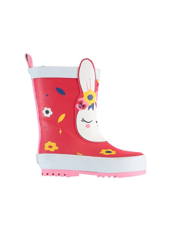 Bottes de pluie Rouge KBFBPLAPIN / 20XK3762D0C050