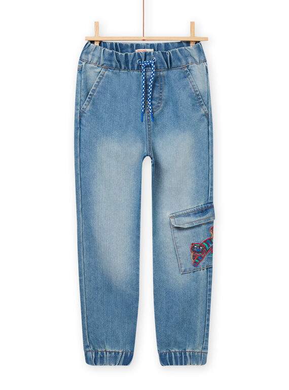 Jean denim moyen enfant garçon NOFLAJEAN / 22S902R1JEAP274