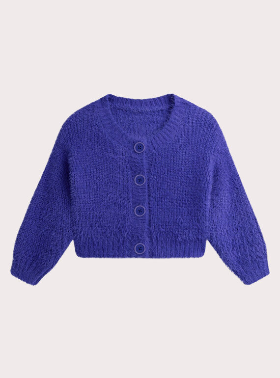 Cardigan Bleu roi  WAKACAR / 25S90131CARC209