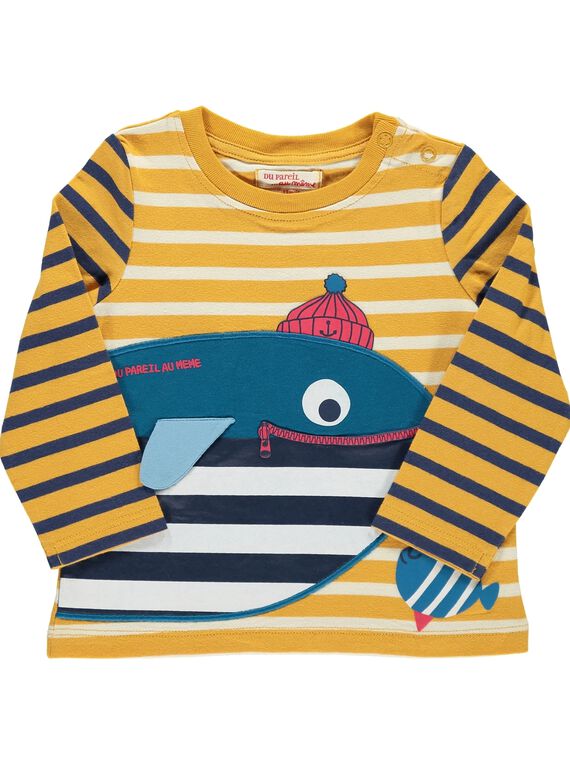 Tee-shirt manches longues bébé garçon DUNAUTEE1 / 18WG10G1TML099