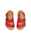 Sandales rouges bébé garçon NUNUEMILE / 22KK3844D0E050