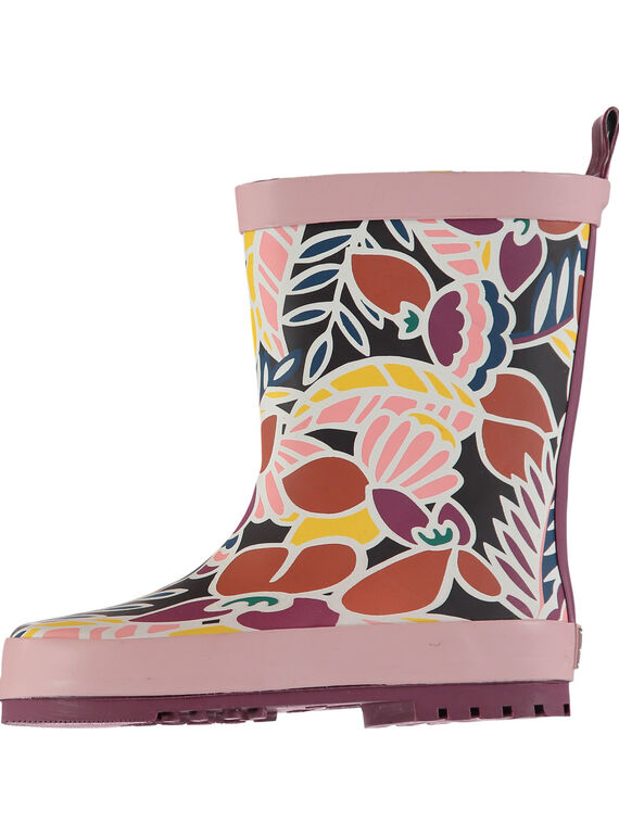 Botte de pluie multicolore enfant fille GFBPAOP / 19WK35G3D0C030