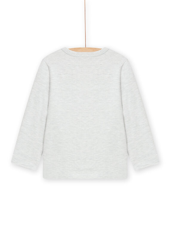 Tee Shirt Manches Longues Gris NOMOTEE / 22S902N1TMLJ920