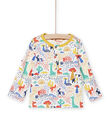 T-shirt col tunisien motif fantaisie coloré bébé garçon NULUTUN / 22SG10P1TML001