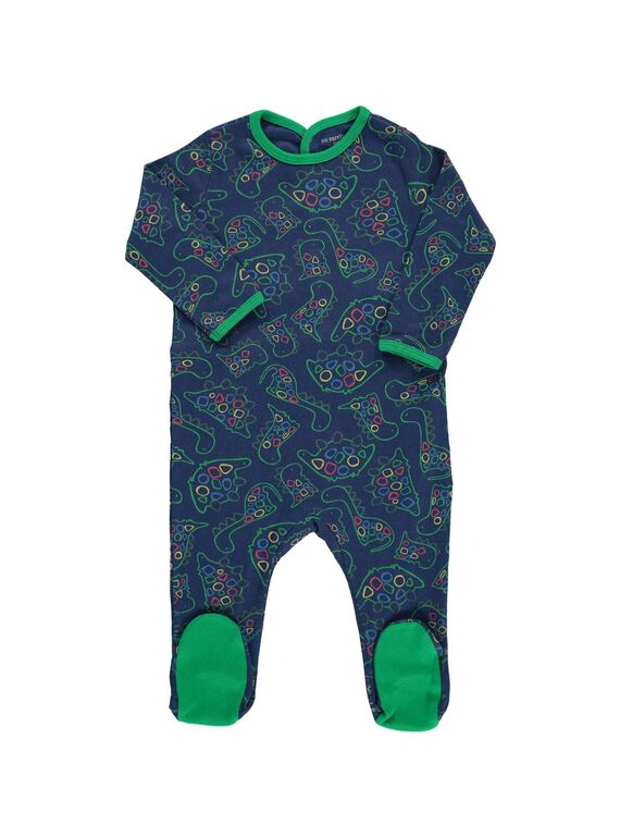 Dors-bien en coton bébé garçon DEGAGREAOP / 18WH14B6GRE099