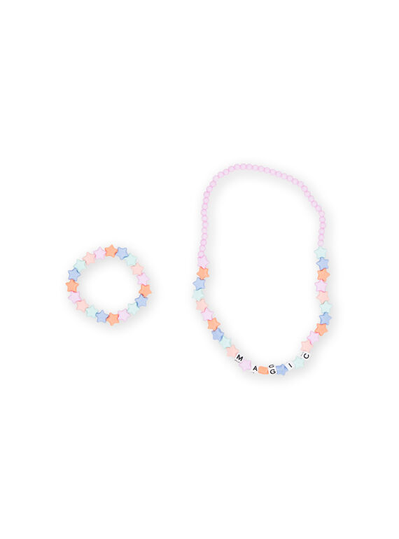 Collier et bracelet multicolores enfant fille NYAJOCOU1 / 22SI0192CLI961