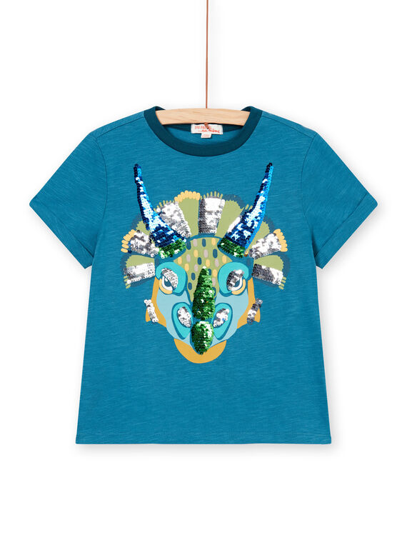 Tee Shirt Manches Courtes Bleu marine LOVERTI5 / 21S902Q3TMC715