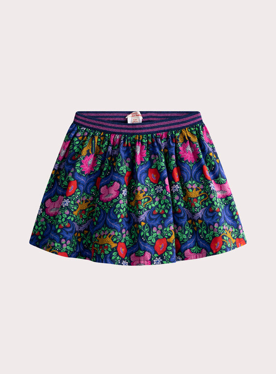 Jupe réversible imprimé psychédélique WAFIJUP / 25S90151JUP703