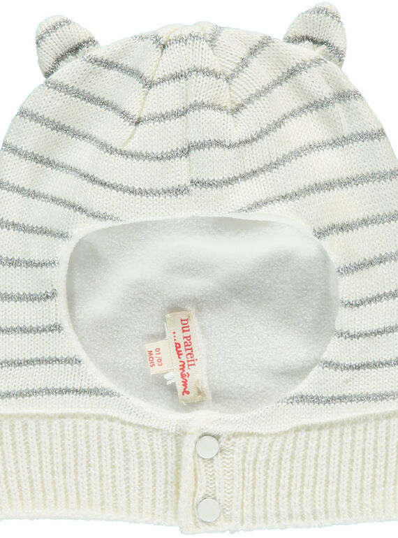 Cagoule bébé fille DYIGICAG / 18WI09N1CAG099