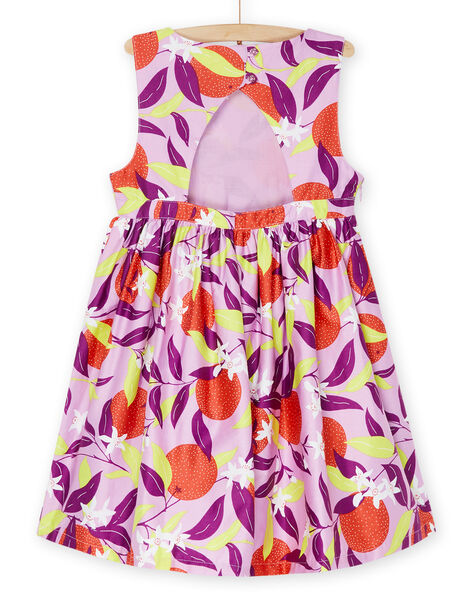 Robe lavande à imprimé fleuri RANEOROB1 / 23S901O4ROB326