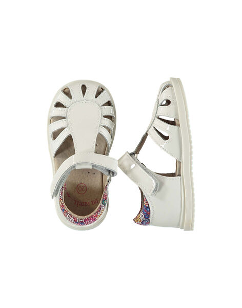 Sandale ville cuir bébé fille FBFSANDPIX2 / 19SK37D1D0E000