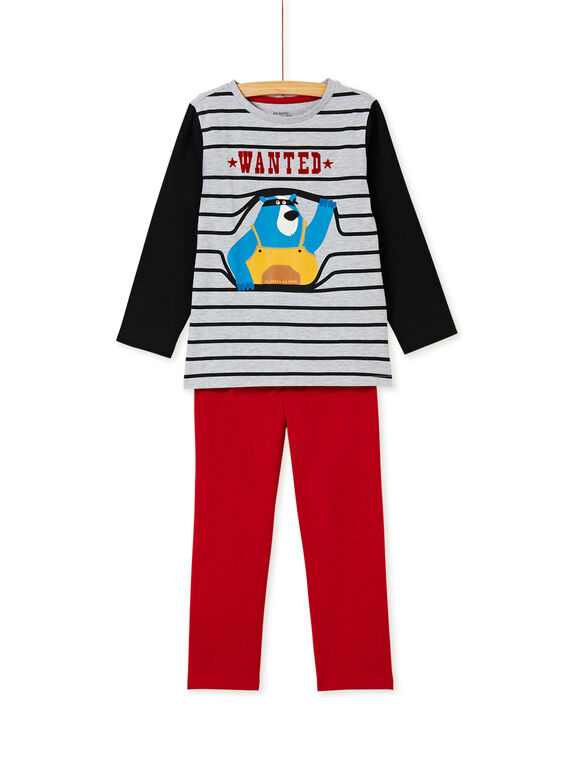 Pyjama enfant garçon imprimé ours KEGOPYJOUR / 20WH12I6PYJJ922