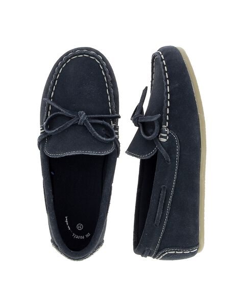 Mocassin En Croute De Cuir Garcon Derby Mocassin Bateaux Enfant Dpam