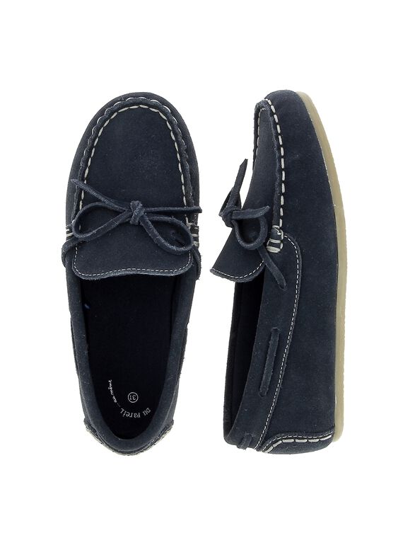 Mocassin en croûte de cuir garçon CGBATMOC / 18SK36W4D4NC218