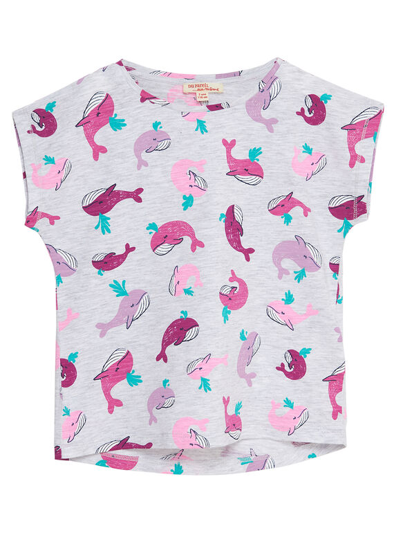 T-shirt manche courte, imprimé baleine JAJOTI8 / 20S901T1D31J920