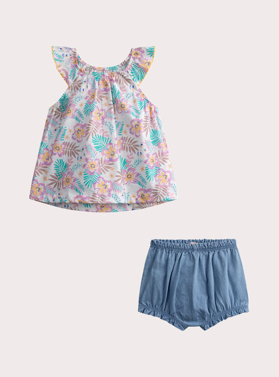 Ensemble exotique pour bébé fille WITAENS / 25SG09U1ENS000