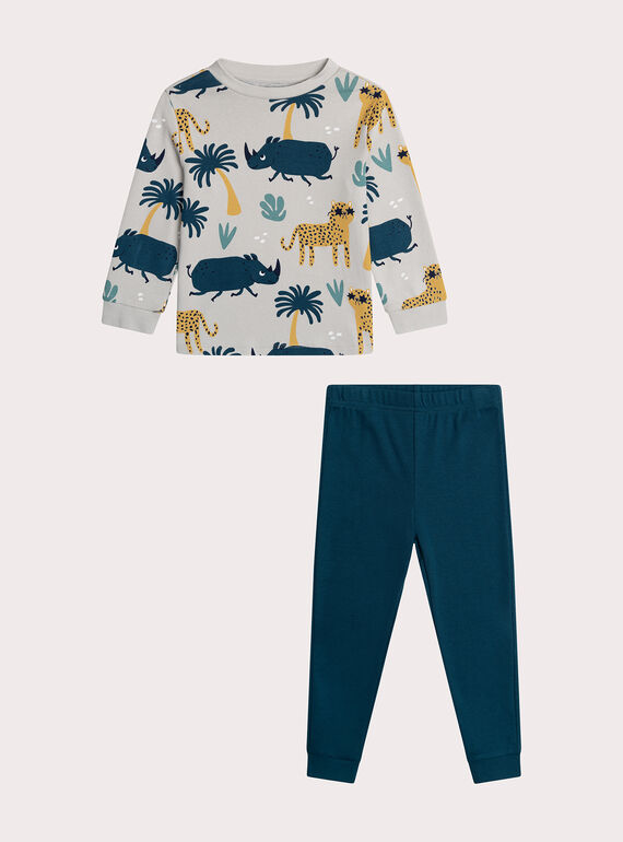 Pyjama savane pour enfant garçon XEGOPYJSAV / 25WH1232PYJJ917