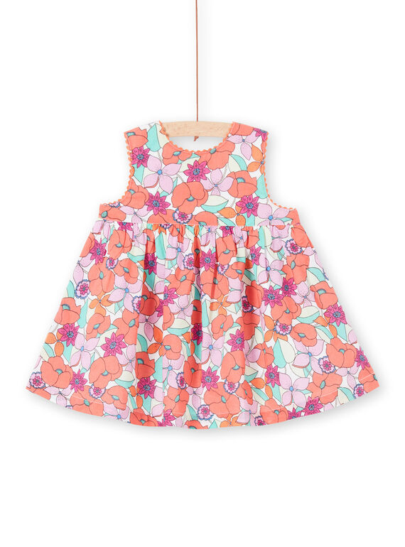 Robe à fleurs bébé fille LIVIROB1 / 21SG09U1ROB000