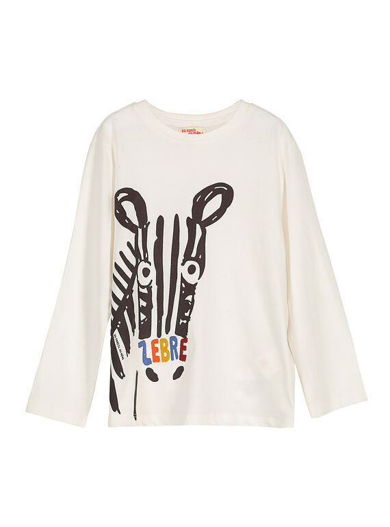 Tee-shirt manches longues fantaisie garçon FOBATEE2 / 19S90262TML001