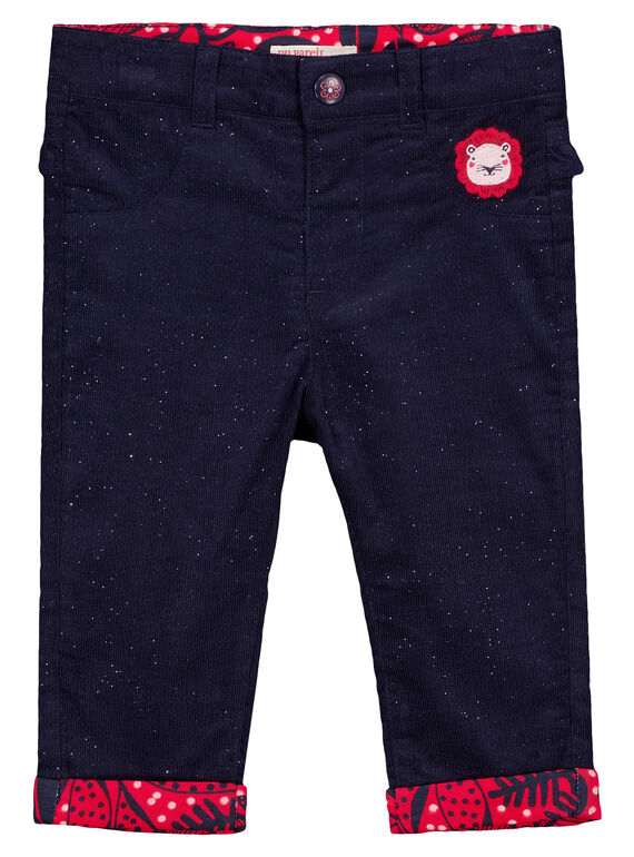 Pantalon Bleu marine GITRIPAN / 19WG09J1PAN070
