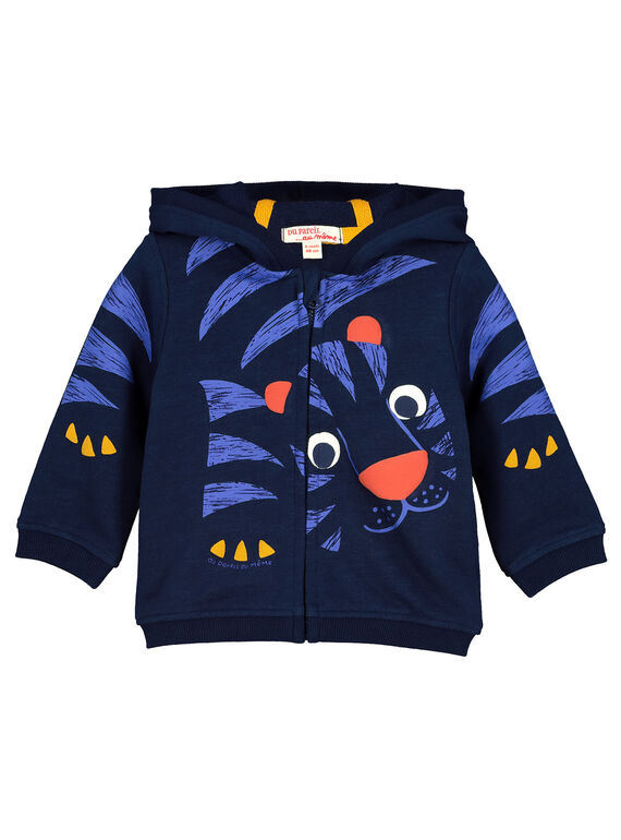 Sweat zippé à capuche bébé garçon FUBAGIL / 19SG1061GIL099