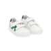 Basket blanche cuir deux velcros
