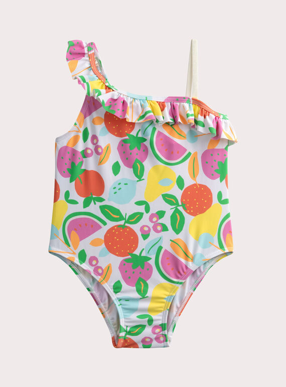 Maillot de bain 1 pièce imprimé fruits pour fille WYAMER3 / 25SI01NFMAI001