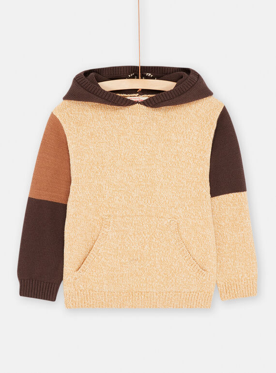 Pull color block pour enfant garçon SOLOPUL / 23W902R1PULI804