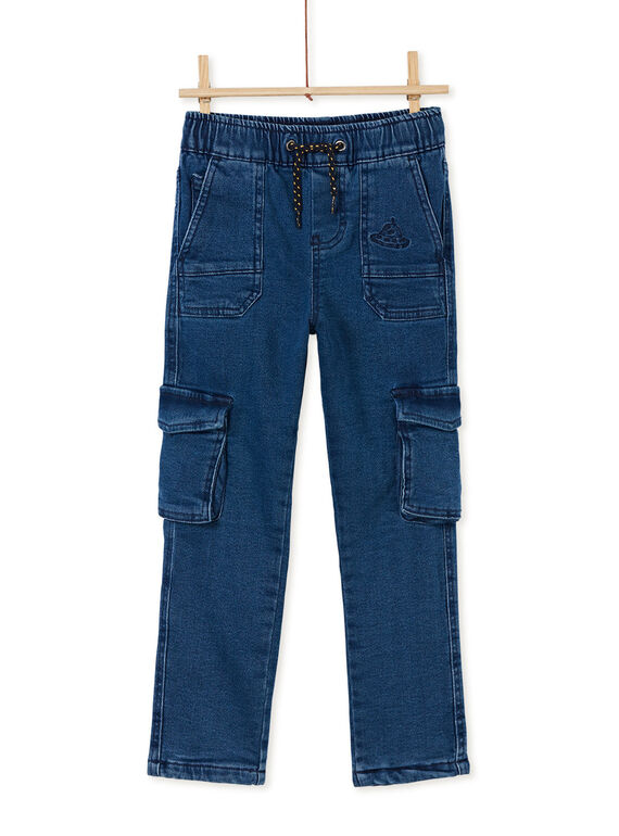Jean délavé élastiqué enfant garçon KOGOJEAN / 20W902L1JEAP274