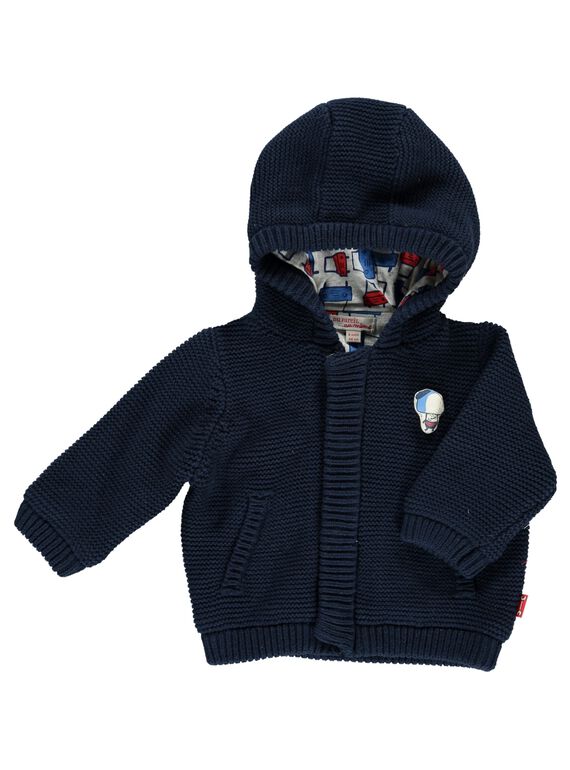 Gilet à capuche bébé garçon CUKLEVES / 18SG10D1VES705